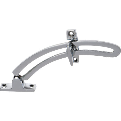 Quadrant Stay Chrome Plated L150mm in Chrome Plated