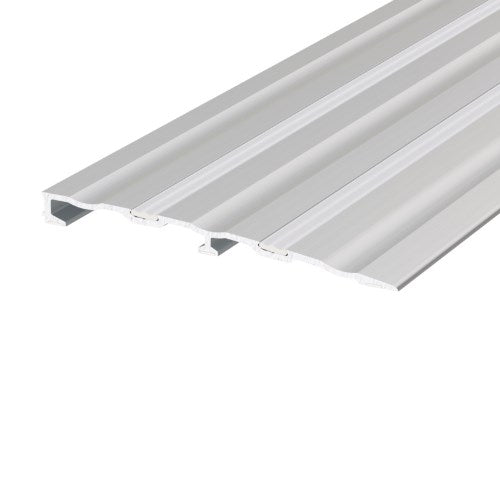 LORIENT 4552 - 150mm Wide, Heavy Duty Threshold Ramp, W150mm x L2100mm x H12.5mm in Clear Anodised