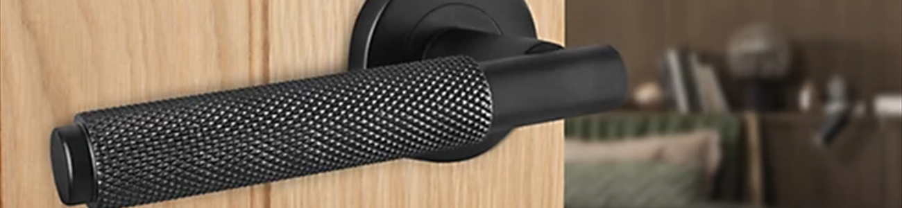 Style Finish Design Australia - Knurled Locksets on Rose