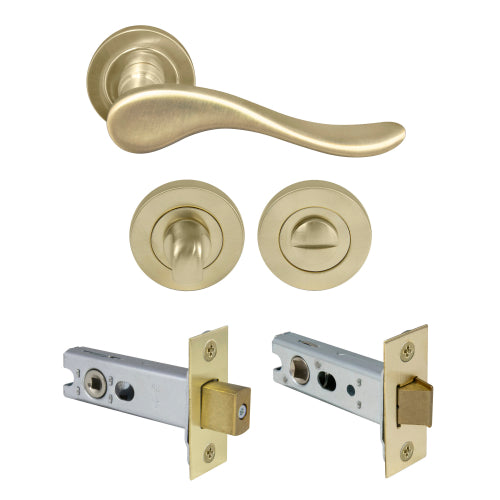 Privacy Set Hardware Privacy Sets with Handle on Rose | Style Finish Doorware | Shop Online ...