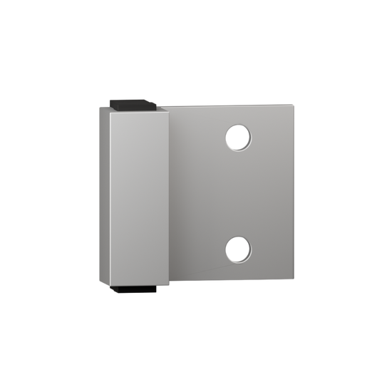 101 Bumper ? Non Concealed - With Bolt-Through Fixings  in Satin Chrome