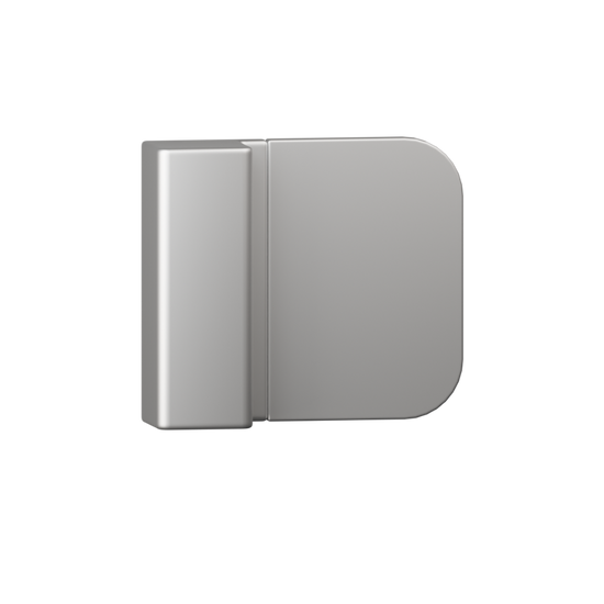 101C Door Bumper ? Concealed - ANMB- With Screw Fixings in Antimicrobial Coating