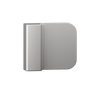 101C Door Bumper ? Concealed - ANMB- With Screw Fixings in Antimicrobial Coating