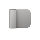 Metlam 101 Door Bumper with concealed fix, showing durable rubber bumper attached to a door frame for protection.