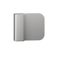 Metlam 101 Door Bumper with concealed fix, showing durable rubber bumper attached to a door frame for protection.