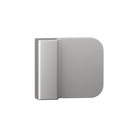 Metlam 101 Door Bumper with concealed fix showing a close-up of the bumper attached to a door edge for protection and support.