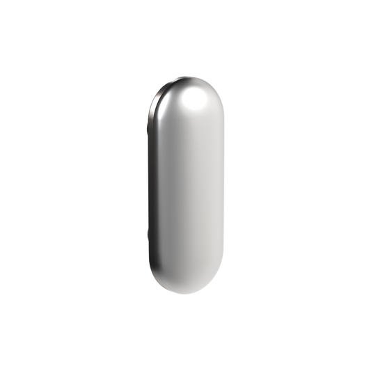 101 Concealed Fix Face Plates (Each) ? to suit 101C Bumper and 301 Staple in Satin Chrome
