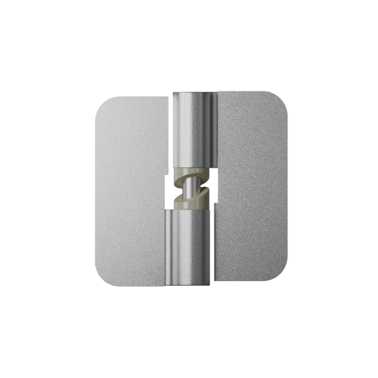 106C Gravity Hinge (Each) - Concealed - ANMB Finish - With Screw Fixings in Antimicrobial Coating