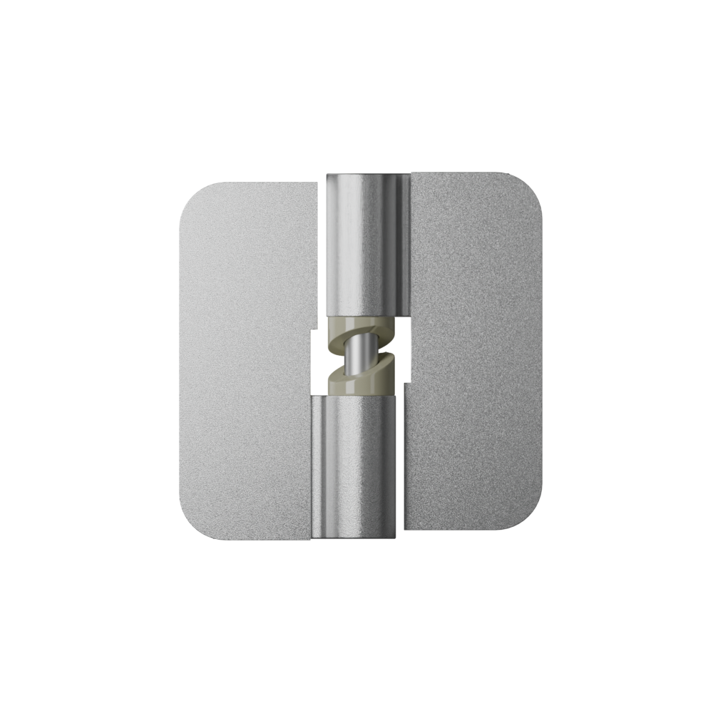 106C Gravity Hinge (Each) - Concealed - ANMB Finish - With Screw Fixings in Antimicrobial Coating