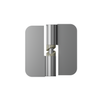 106C Gravity Hinge Screw Fix (Each) ? Concealed - With Screw Fixings in Satin Chrome