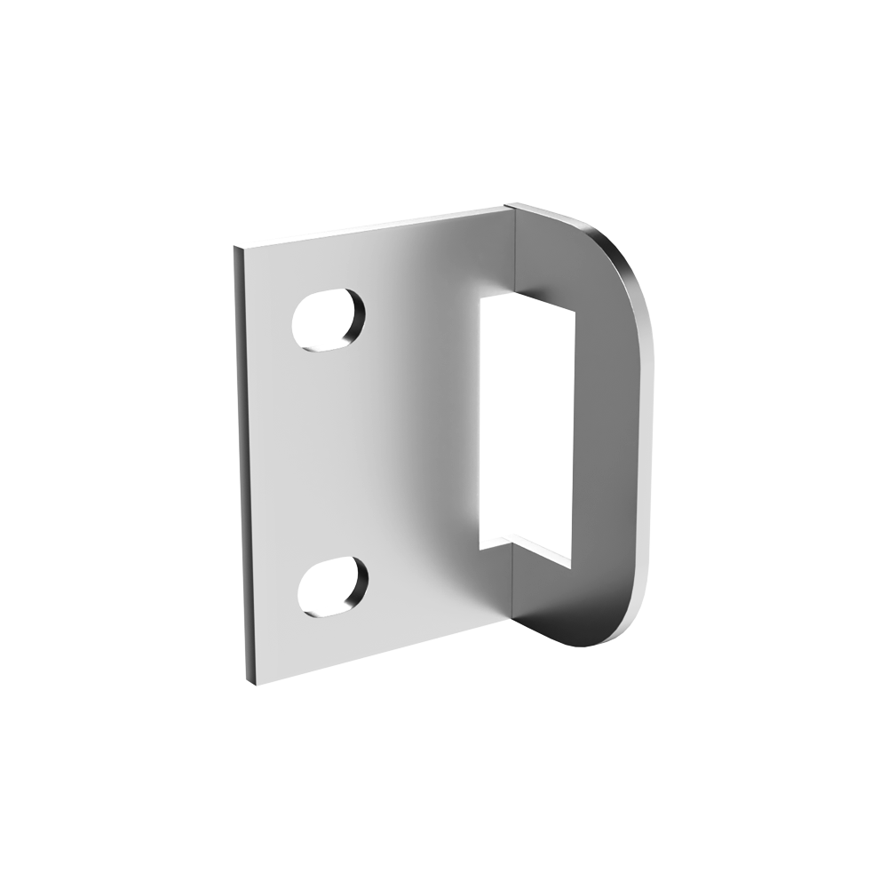108 Staple 31mm C to C ? Bolt Through in Satin Chrome