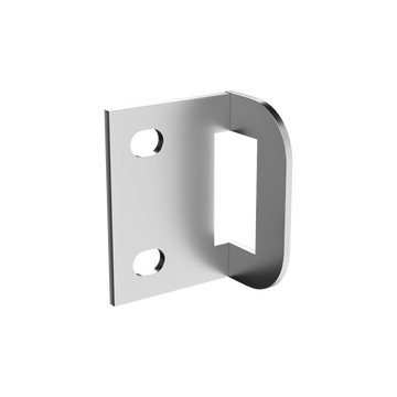 108 Staple 31mm C to C ? Bolt Through in Satin Chrome