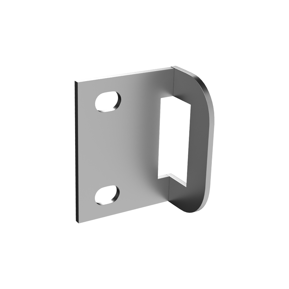 108E Staple 35mm C to C ? Bolt Through in Satin Chrome
