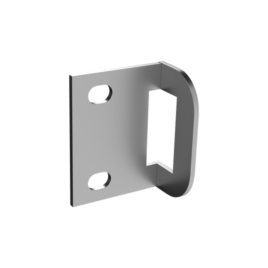 108E Staple 35mm C to C ? Bolt Through in Satin Chrome