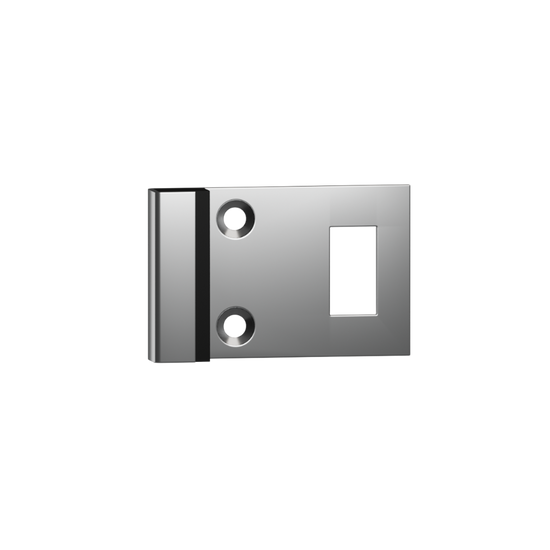 115 Combined Bumper and Staple to suit 33mm door  in Satin Stainless