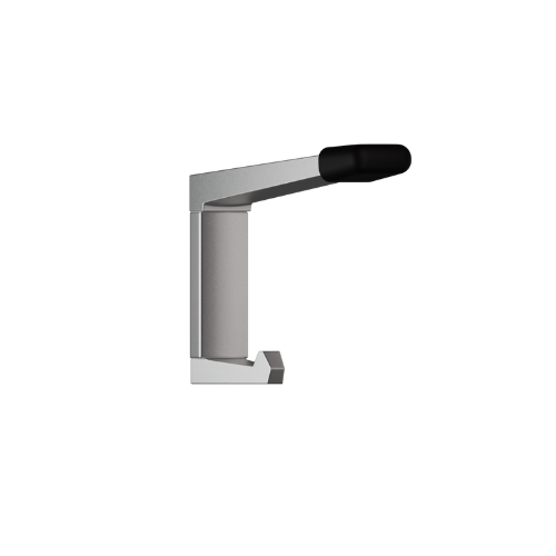 Anti-Microbial 202C Coat Hook with Bumper ? Concealed - With Screw Fixings in Antimicrobial Coating