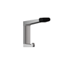 Anti-Microbial 202C Coat Hook with Bumper ? Concealed - With Screw Fixings in Antimicrobial Coating