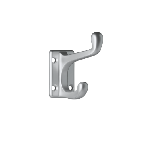 204 Locker Room Hook SCP in Satin Chrome