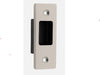 Sliding Door Edge Pull Rectangular Satin Nickel H76xW28mm in Satin Nickel