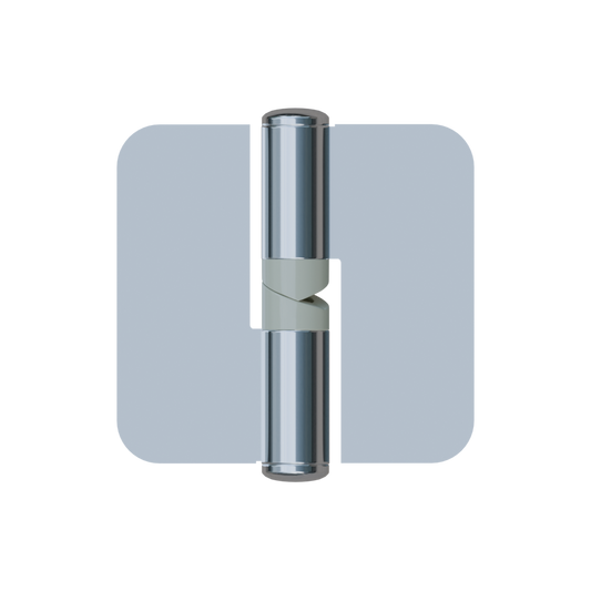 207C Gravity Hinge (Each) ? With Screw Fixings in Satin Stainless