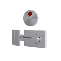 Metlam 300 Series left and right hand ambulant lock and indicator set with metal components and locking mechanisms.