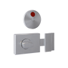 300 Series Lock and Indicator Set ? With Screw Fixings in Satin Chrome