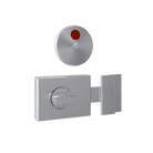300 Series Safety Turn Lock and Indicator Set ? With Screw Fixings in Satin Chrome