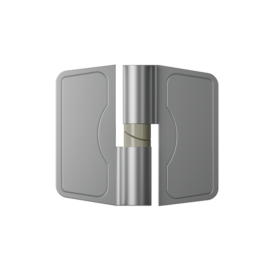 301 Gravity Hinge (Each) ? With Screw Fixings in Satin Chrome
