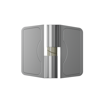 301 Gravity Hinge (Each) ? With Screw Fixings in Satin Chrome