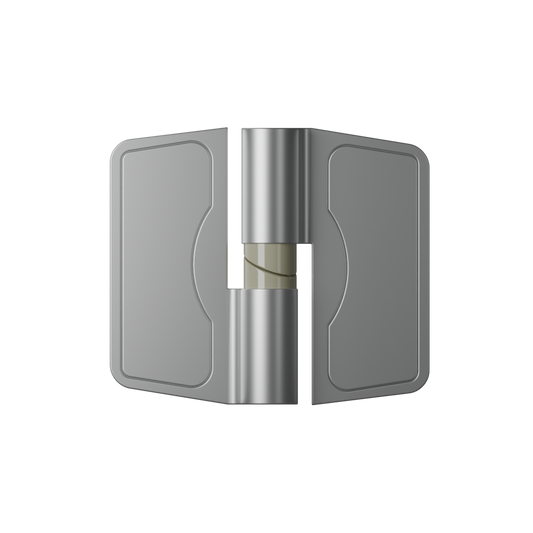 301 Gravity Hinge (Each) ? With Screw Fixings in Satin Chrome