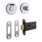 400 Morticed Lock and Indicator Set ? With Screw Fixings in Satin Stainless