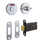 400A Morticed Lock and Indicator Set ? With Screw Fixings in Satin Stainless