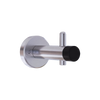 700 Series Coat Hook with Bumper ? Concealed - With Screw Fixings in Satin Stainless