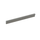 Momo ANGLE cabinet pull handle in matte gray finish, with sleek angular design for modern kitchen or furniture drawers.