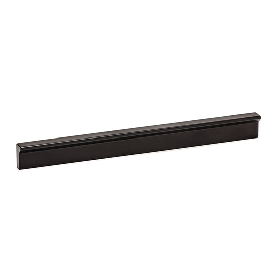 ANGLE PULL HANDLE 192MM MATT BLACK in Matt Black
