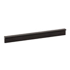 Momo ANGLE cabinet pull handle in matte black, sleek metal design for kitchen or furniture drawers and cabinets.