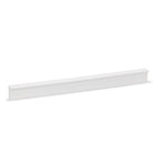 Momo ANGLE cabinet pull handle in white finish, sleek modern design with angular shape mounted on a cabinet door.