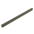 Momo ANGLE cabinet pull handle in matte gray finish, sleek angular design for kitchen or furniture cabinets.