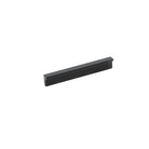 Momo ANGLE cabinet pull handle in matte black finish, with sleek angular design for modern kitchen or furniture drawers.