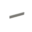 Momo ANGLE cabinet pull handle in matte gray finish, sleek modern design for kitchen or furniture drawers.