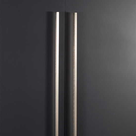 ANGLE PULL HANDLE 640MM DULL BRUSHED NICKEL in Dull Brushed Nickel