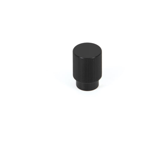 MOMO ARPA ROUND KNOB 22MM IN BRUSHED BLACK in Brushed Black