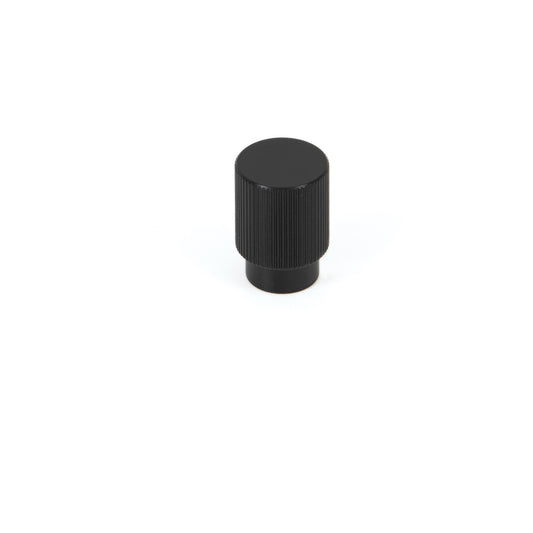 MOMO ARPA ROUND KNOB 22MM IN BRUSHED BLACK in Brushed Black
