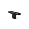 ARPA T KNOB 70MM BRUSHED BLACK in Brushed Black