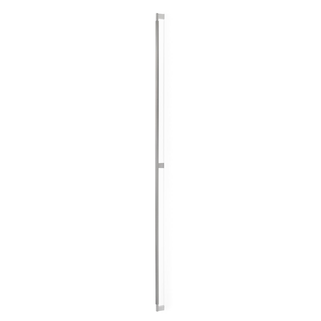 Momo ARPA D cabinet pull handle in dark bronze finish mounted on a wooden cabinet, showcasing modern hardware design