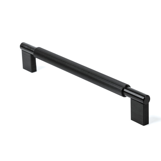 ARPA D HANDLE 192MM BRUSHED BLACK in Brushed Black