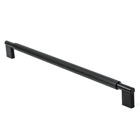 ARPA D HANDLE 320MM BRUSHED BLACK in Brushed Black