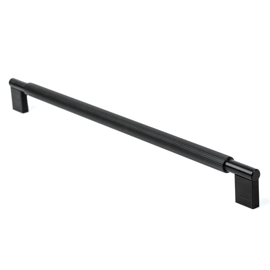 ARPA D HANDLE 320MM BRUSHED BLACK in Brushed Black