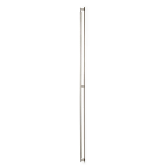 ARPA DHANDLE AND BACKPLATE 1178MM DULL BRUSHED NICKEL in Dull Brushed Nickel