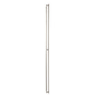 Momo ARPA D cabinet pull handle with backplate in a sleek dark bronze finish, mounted on a cabinet door.